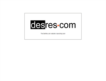 Tablet Screenshot of desres.com